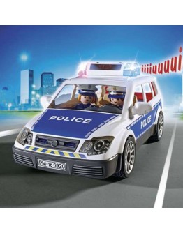 Car with Light and Sound City Action Police Playmobil 6920 White