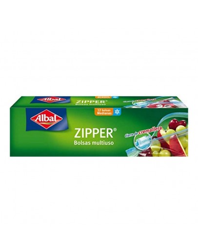 Multi-use Bag Albal Zipper (12 uds) (1 l)