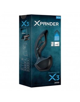 Xpander X3 Silicone Noir Prostate Massag Joydivision Xpander X3