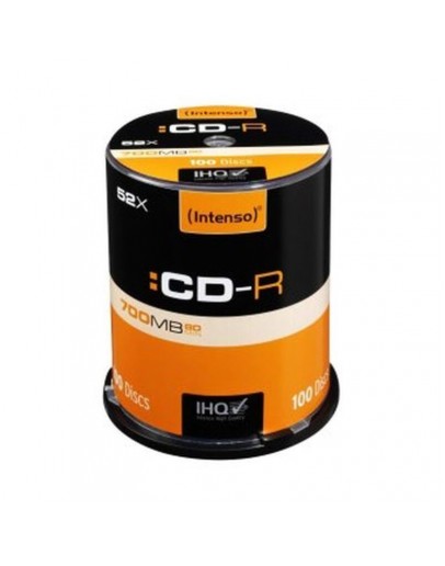 CD-R INTENSO 1001126 52x 700 MB (100 uds)