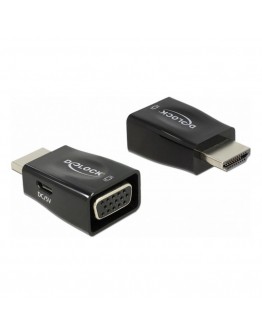 HDMI to VGA Adapter DELOCK 65902 1920 px Black