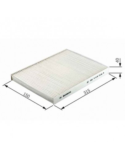 Cabin Air Filter BOSCH R2412 (Refurbished B)