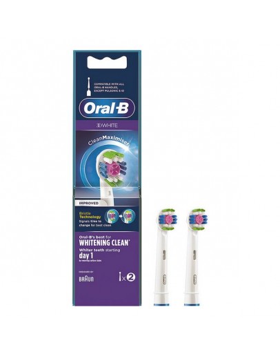 Replacement Head 3D White Whitening Clean Oral-B (2 pcs)