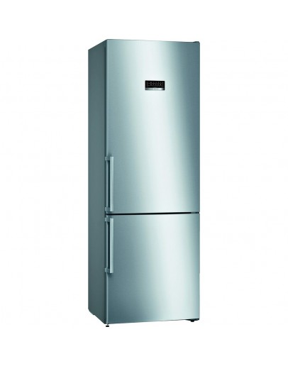 Combined fridge BOSCH Stainless steel (203 x 70 cm)