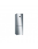 Combined fridge BOSCH Stainless steel (186 x 60 cm)