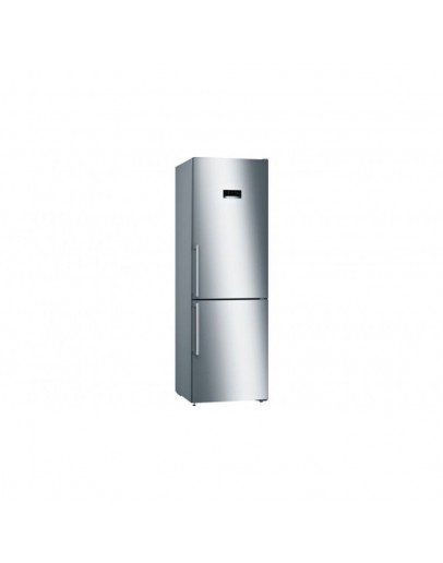 Combined fridge BOSCH Stainless steel (186 x 60 cm)