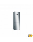 Combined fridge BOSCH Stainless steel (186 x 60 cm)