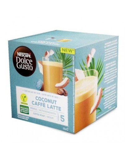 Coffee Capsules Dolce Gusto White coffee Coconut (12 uds)