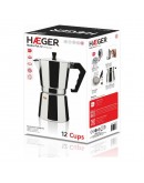 Italian Coffee Pot Haeger Moka Aluminium