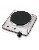 Electric Hot Plate Haeger Top Disc Stainless steel 1 Stove 1500W