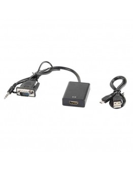 HDMI to VGA Adapter Lanberg AD-0021-BK