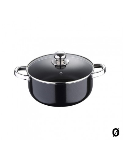 Casserole Pixel Black Stainless steel Toughened aluminium