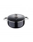 Casserole Pixel Black Stainless steel Toughened aluminium