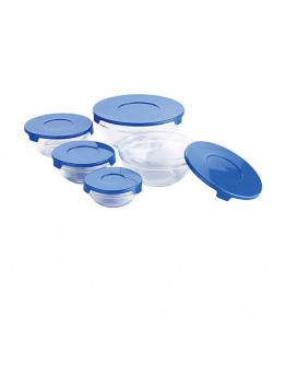 Set of lunch boxes Renberg Blue Glass (5 pcs)