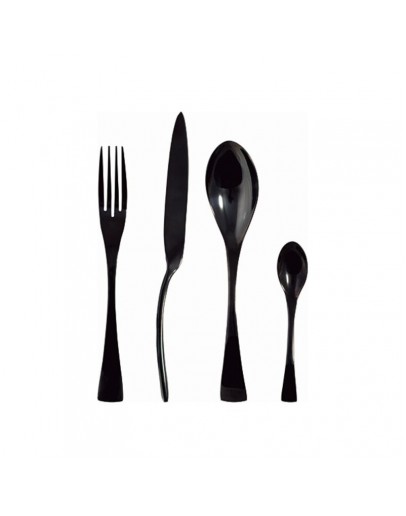 Cutlery Infinity Chefs Essence Black Stainless steel (16 pcs)