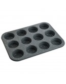 Springform Pan Bergner 12 Compartments Grey Stainless steel (34,8 x 26,4 x 3 cm)