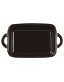 Casserole Masterpro Rectangular Black Stoneware (15,8 x 9 x 4,5 cm)