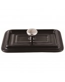 Casserole Masterpro Rectangular Black Stoneware (15,8 x 9 x 4,5 cm)