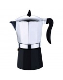 Coffee-maker Renberg Chess Black Aluminium Silver (9 Cups)