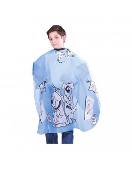 Hairdressing Cape Dikson Muster Children's Blue