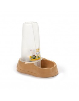 Pet feeding dish Beige (12 x 18,5 x 18,5 cm)