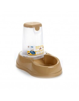 Pet feeding dish Beige (18,5 x 22 x 28,5 cm)