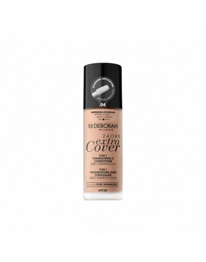 Crème Make-up Base 24 Ore Extra Cover Deborah Nº 04