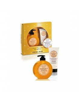 Unisex Cosmetic Set Perlier Honey (2 pcs)