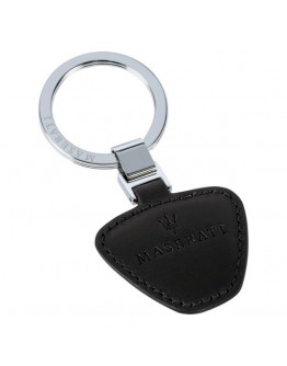 Keychain Maserati KMU4160115 Leather Black