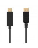 DisplayPort Cable Ewent EC1430 HDMI Black