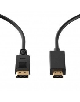 DisplayPort Cable Ewent EC1430 HDMI Black