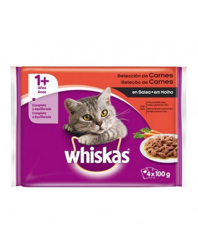 Cat food Whiskas (4 x 100 g)