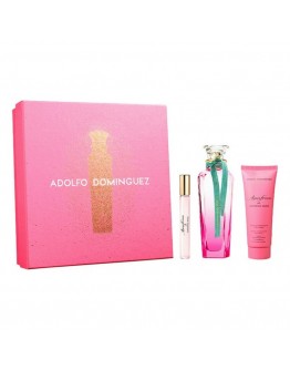 Women's Perfume Set Agua Fresca de Gardenia Musk Adolfo Dominguez EDT (3 pcs)