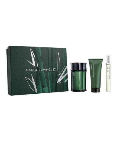 Men's Perfume Set Bambu Adolfo Dominguez (3 pcs)