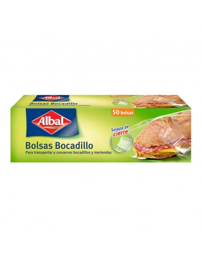 Sandwich Box Albal (50 uds) (1 l)