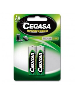 Rechargeable Batteries Cegasa HR6 2100 mAh (2 uds)