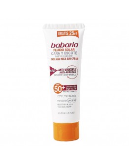 Facial Sun Cream Solar Adn Sensitive Babaria Spf 50 (75 ml)