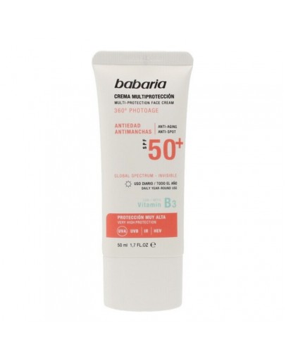 Anti Brown Spot Sun Cream Multi-Protection Babaria Spf 50+ (50 ml)