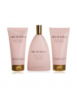 Women's Perfume Set Rosè Aire Sevilla (3 pcs)