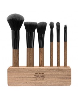 Set of Make-up Brushes Okume Collection Beter (7 Pieces)