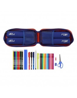 Pencil Case Backpack Atlético Madrid Red (33 Pieces)