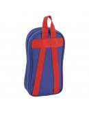 Pencil Case Backpack Atlético Madrid Navy Blue (33 Pieces)