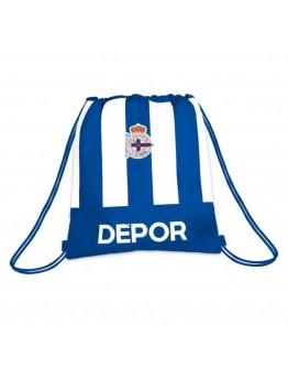 Backpack with Strings R. C. Deportivo de La Coruña Blue White