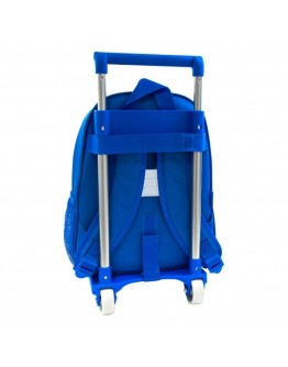 School Rucksack with Wheels 705 R. C. Deportivo de La Coruña Blue White