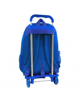 School Rucksack with Wheels 905 R. C. Deportivo de La Coruña Blue White