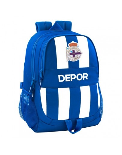 School Bag R. C. Deportivo de La Coruña Blue White