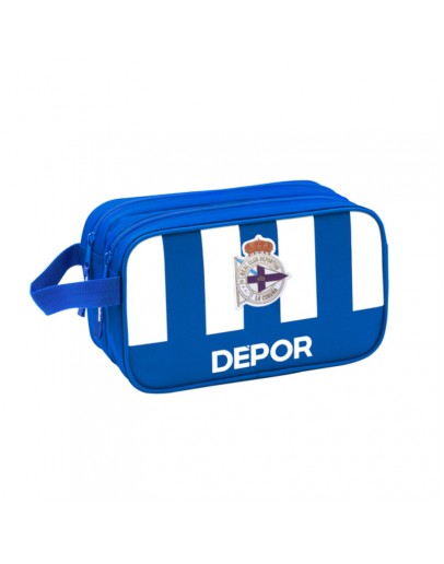 School Toilet Bag R. C. Deportivo de La Coruña Blue White