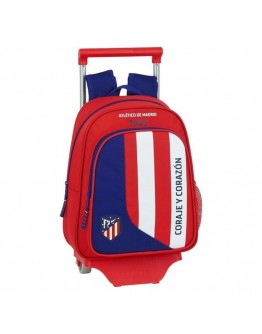 School Rucksack with Wheels 705 Atlético Madrid Neptuno Blue