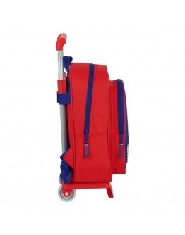 School Rucksack with Wheels 705 Atlético Madrid Neptuno Blue