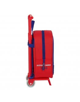 School Rucksack with Wheels 805 Atlético Madrid Neptuno Blue